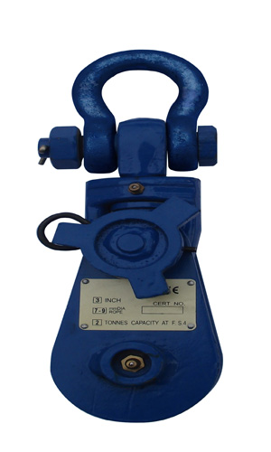 成華牌E419歐式重型滑車(chē)單輪旋轉(zhuǎn)卸扣式